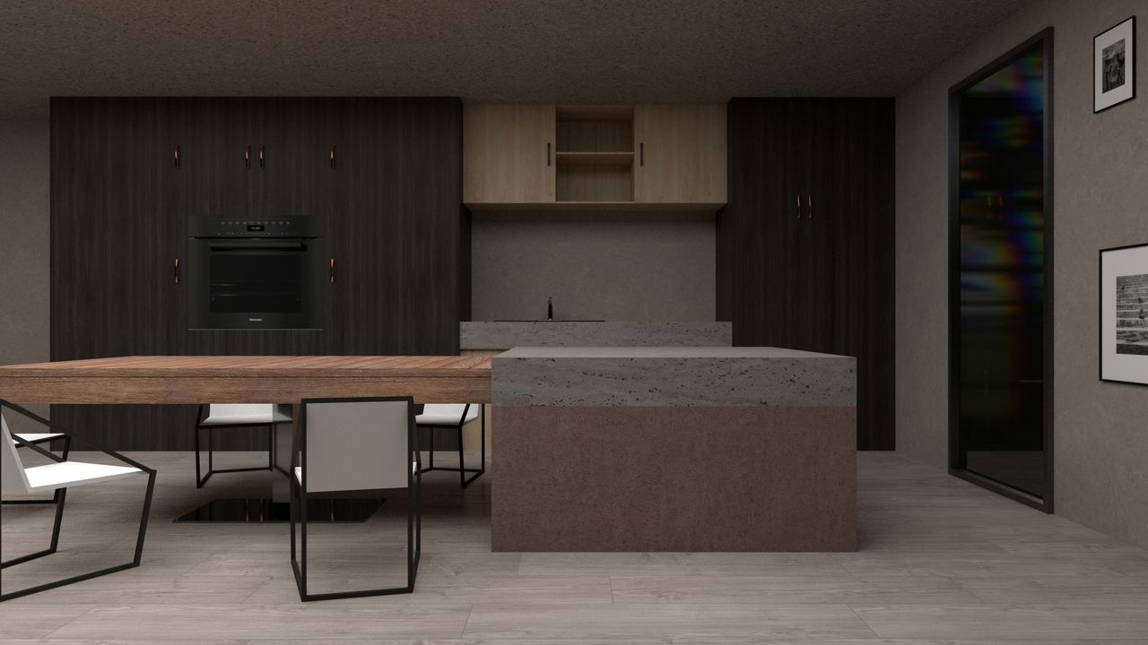 Plancher époxy de cuisine et salle de bain